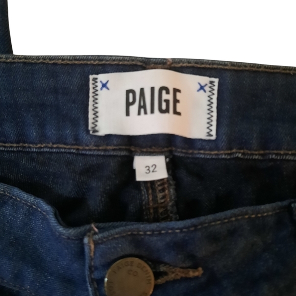 Paige Verdugo Ankle Women's Blue Jeans - Picture 2 of 8